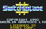 Switchblade II Title Screen